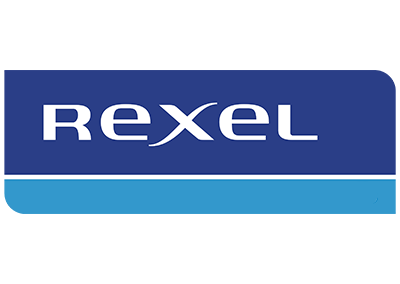 Logo Rexel fournisseur Foxis-Elec alarmes et systèmes anti-intrusion