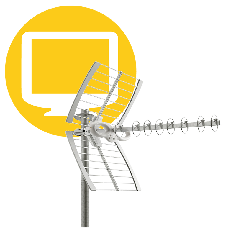 Antenne râteau mise en place Foxis-Elec réception TV expert Oise